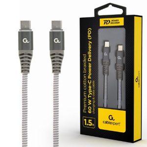 CABLEXPERT 60W TYPE-C PD PREMIUM CHARGING & DATA CABLE 1